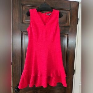 Sharagano Vibrant Red High Low Dress